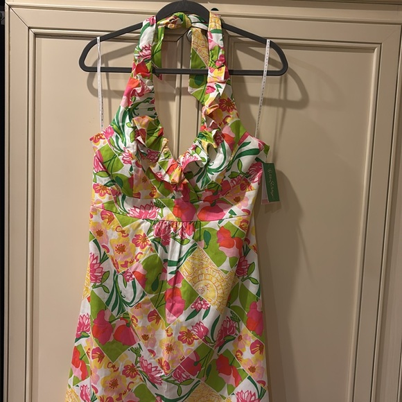 Lilly Pulitzer dress size 12- Halter - Picture 4 of 13